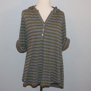 Bongo Size 2X Lightweight Hooded Shirt Top